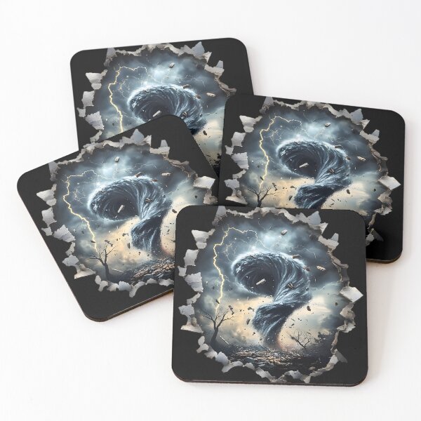 Item preview, Tornado in Fragments designed and sold by AI-Only Creations.