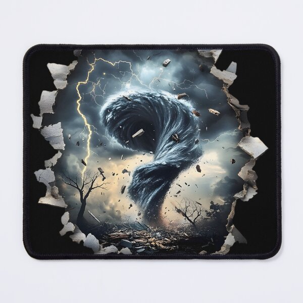 Item preview, Tornado in Fragments designed and sold by AI-Only Creations.