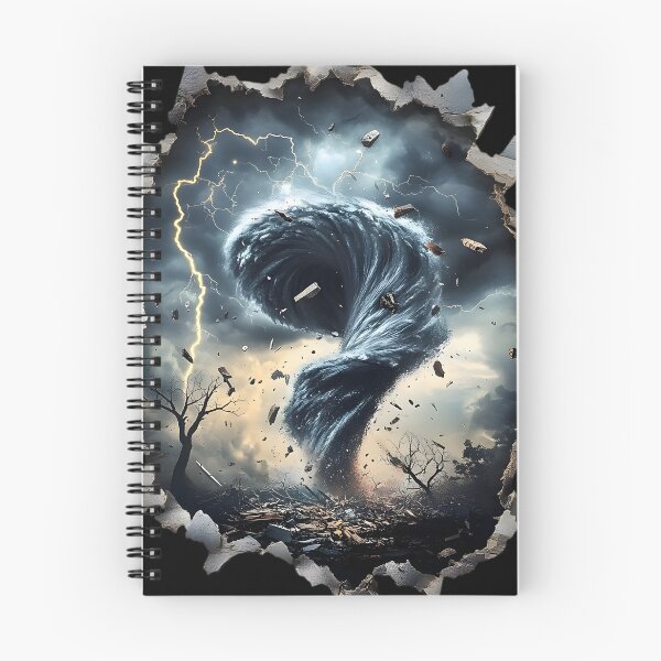 Item preview, Tornado en Fragmentos designed and sold by AI-Only Creations.