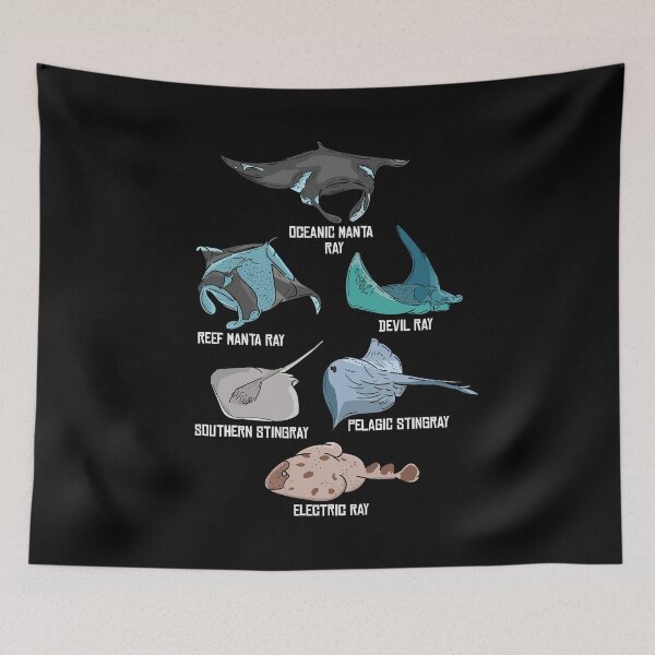Item preview, Types Of Manta Rays Species Stingray Underwater Ray designed and sold by DSWShirts.