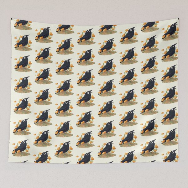 Item preview, Cute crow illustration  designed and sold by Mayarart.