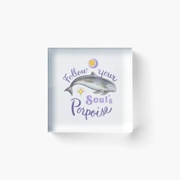Item preview, Follow Your Soul’s Porpoise designed and sold by Tamara Clark.