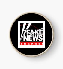 News Shirt from the Fake News Network Funny And Sarcastic T-Shirt Clock