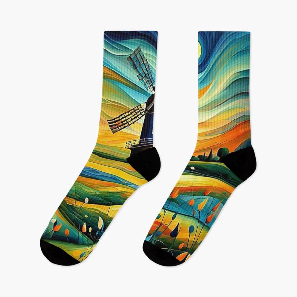 Item preview, Windmill at night 8 designed and sold by George Hutton Hunter.