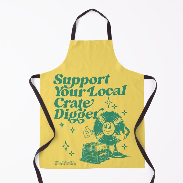 Item preview, Support Your Local Crate Digger, Vinyl Record Collectors designed and sold by emmjott.