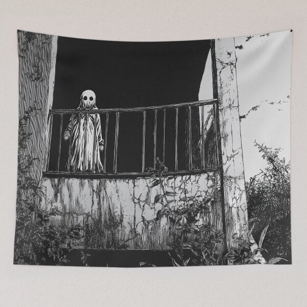 Item preview, Beneath the Costume  – black and white horror manga anime  designed and sold by ForsakenFrames.
