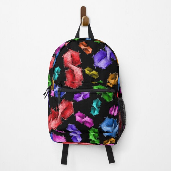Item preview, Cool S - colorful pattern - black background designed and sold by Themys24.