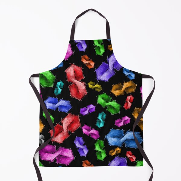 Item preview, Cool S - colorful pattern - black background designed and sold by Themys24.