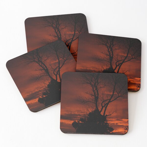 Item preview, solitary tree in sunset designed and sold by PinkiesPictures.