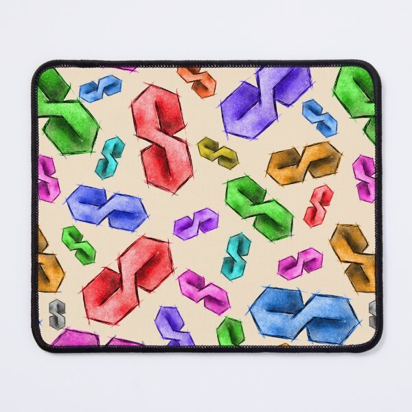 Item preview, Cool S - colorful pattern - light background designed and sold by Themys24.