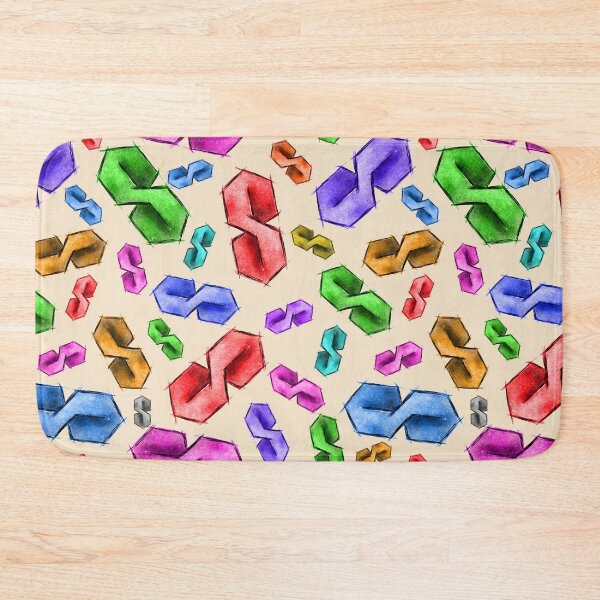 Item preview, Cool S - colorful pattern - light background designed and sold by Themys24.