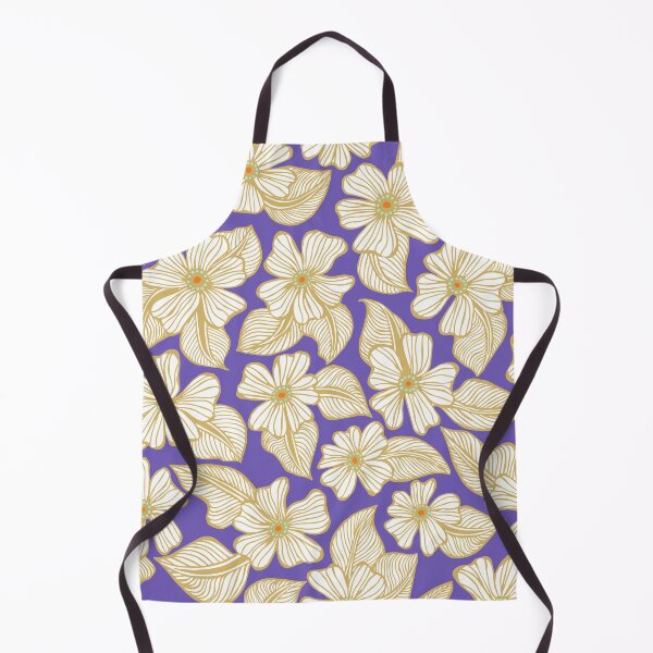 Item preview, Hand Drawn Purple Tropical Flower Swirl Pattern designed and sold by schorrnuff.