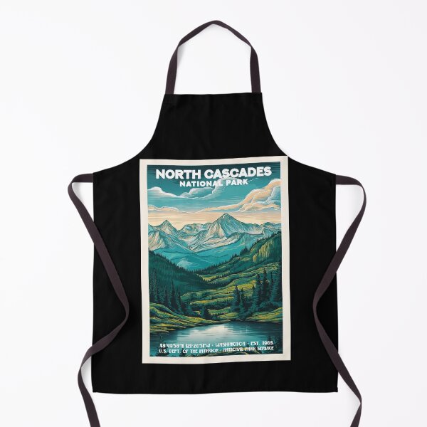 Item preview, North Cascades National Park, Vintage Travel designed and sold by PinkandP.
