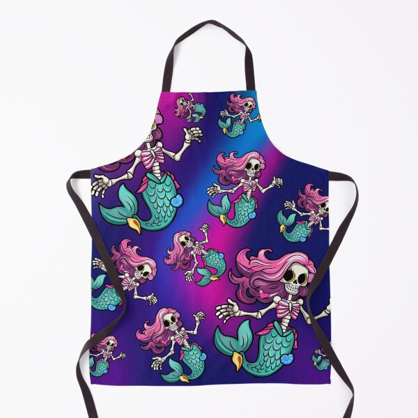 Item preview, Creepy Cute Magic: Meet the Pink-Haired Skeleton Mermaid designed and sold by Webstudio 2Amigos.
