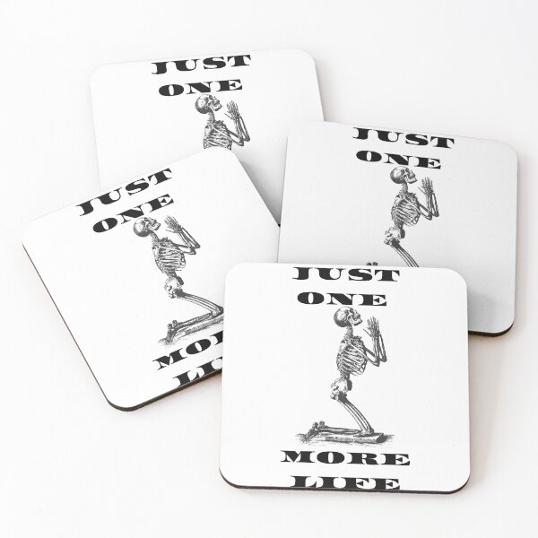Item preview, Fun and terrifying design of a skeleton on his knees praying for one more life. Perfect gift designed and sold by StyleFused.