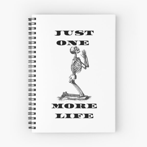 Item preview, Fun and terrifying design of a skeleton on his knees praying for one more life. Perfect gift designed and sold by StyleFused.