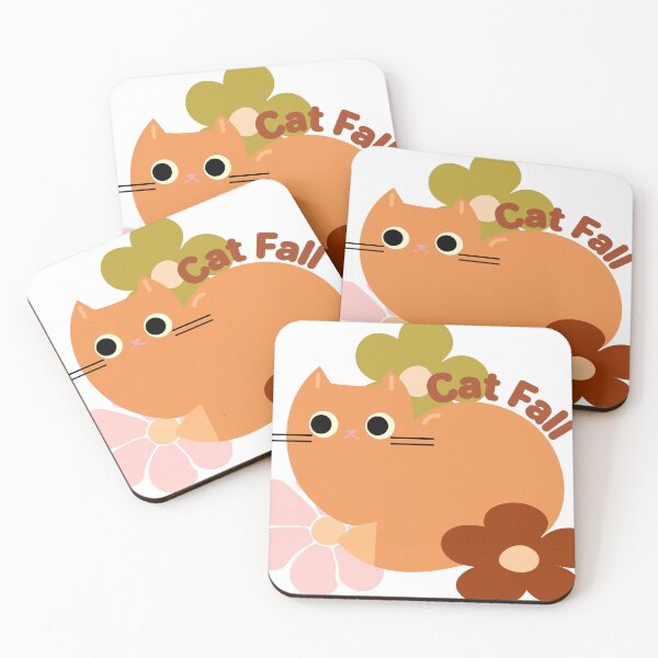 Item preview, Cute Cat Autumn Fall Halloween Flower designed and sold by KuhFee.