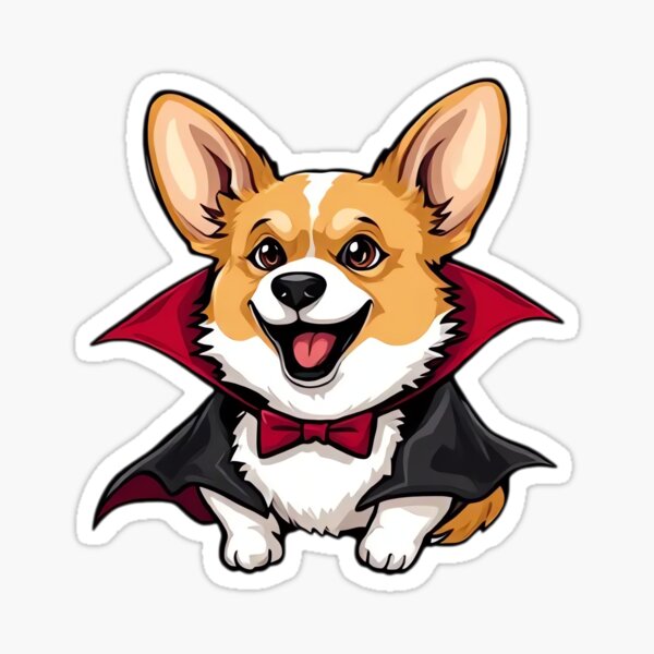 Item preview, Dracula Corgi designed and sold by EpicPaws.