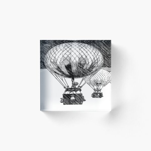 Hot Air Balloon Acrylic Block