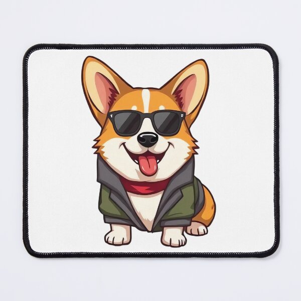 Item preview, Stylish Corgi Vibes designed and sold by EpicPaws.