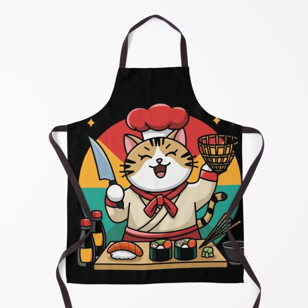 Item preview, Cute Cat and Sushi Sticker designed and sold by FlawlessDraft.
