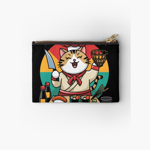 Item preview, Cute Cat and Sushi Sticker designed and sold by FlawlessDraft.