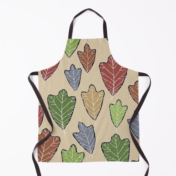 Item preview, Light Frost Hand Drawn Fall Leaves Pattern designed and sold by schorrnuff.