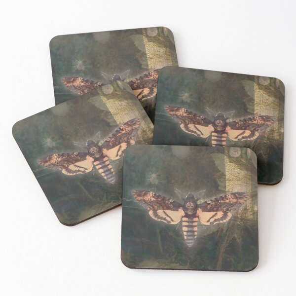 Item preview, Moth Insect Nocturnal Forest Gothic Decor designed and sold by SoulscapeStudio.