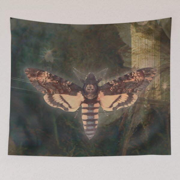 Item preview, Moth Insect Nocturnal Forest Gothic Decor designed and sold by SoulscapeStudio.