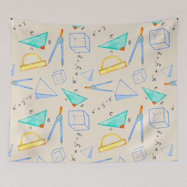 Item preview, Math Pattern designed and sold by HematiteDesign.