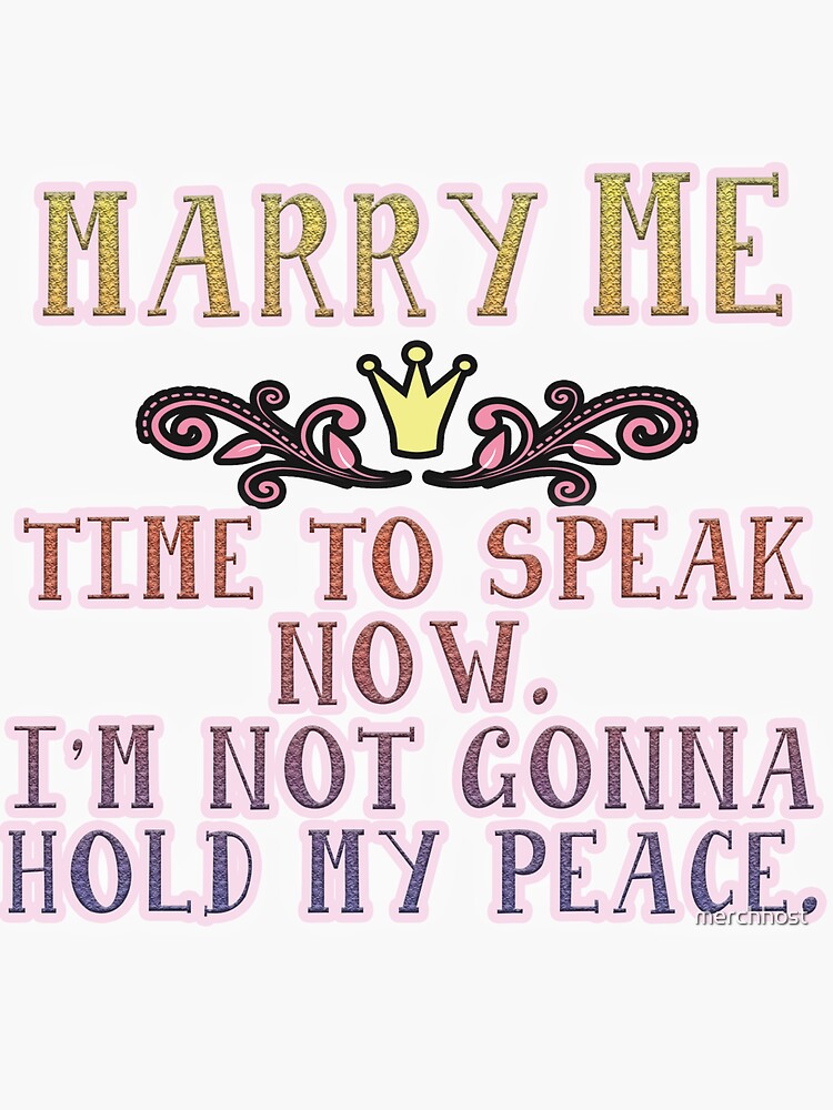 "Royal Wedding Objection Funny Meghan and Harry Design" Sticker for