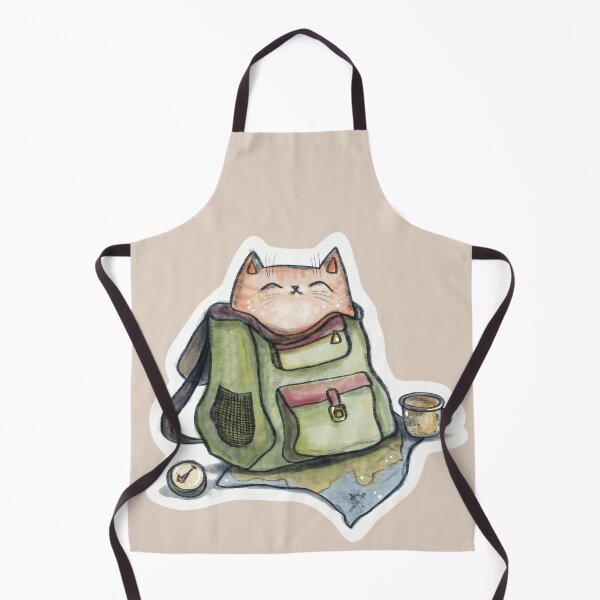 Item preview, Cat Packed In Backpack For Travel designed and sold by Julia Sol.