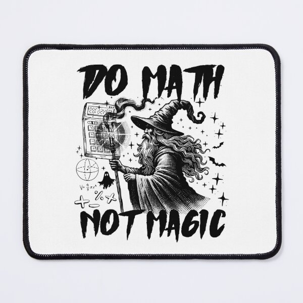 Item preview, Black Themed Do Math Not Magic Funny Math Teacher Student Halloween Spooky Season Gifts Men Women Matching designed and sold by LittleZea.