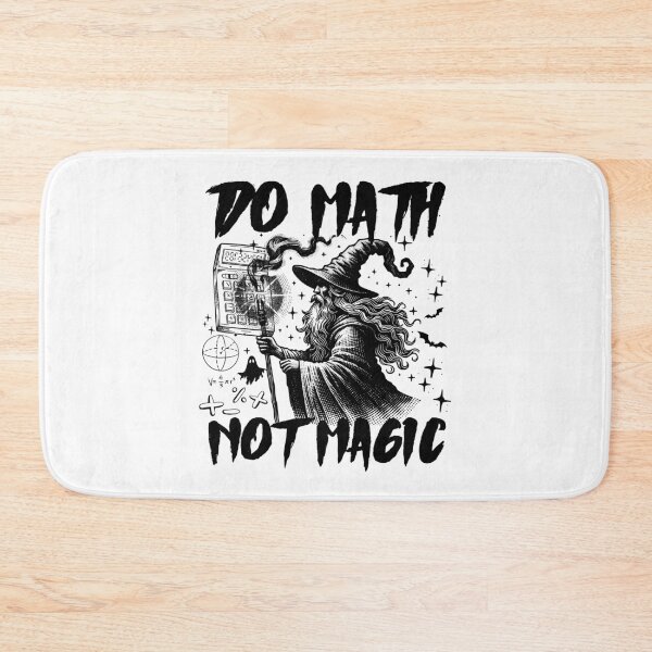 Item preview, Black Themed Do Math Not Magic Funny Math Teacher Student Halloween Spooky Season Gifts Men Women Matching designed and sold by LittleZea.