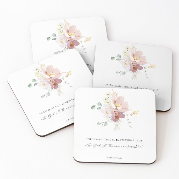 Item preview, With God All Things are Possible designed and sold by KAMdesignhaus.
