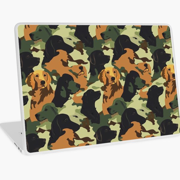 Dogs Camouflage Laptop Skin