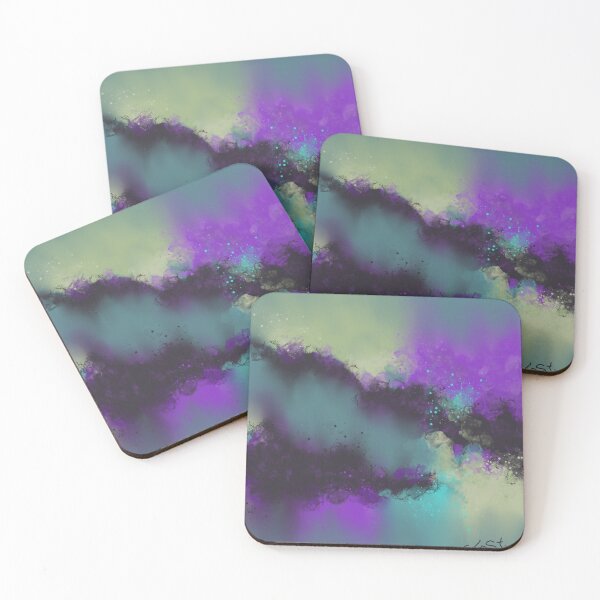 Item preview, Funky Situation - Purple Blue Green Abstract designed and sold by Joey Santiago.