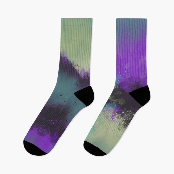Item preview, Funky Situation - Purple Blue Green Abstract designed and sold by Joey Santiago.