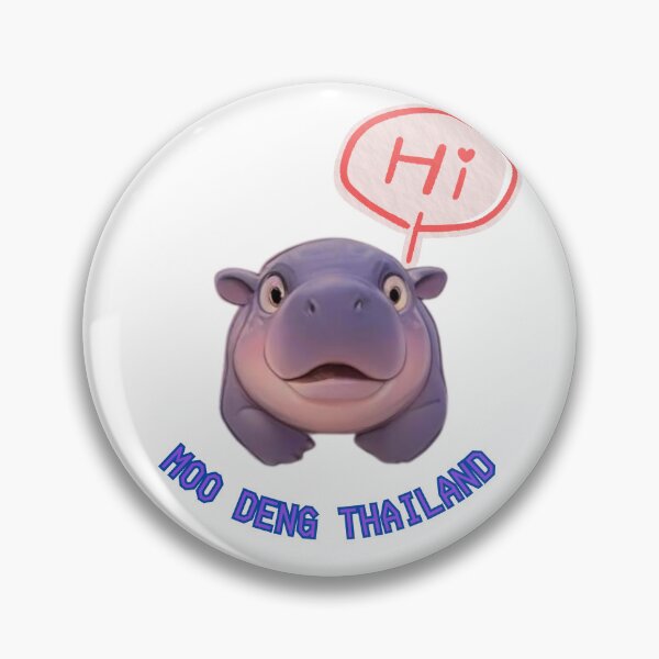 Item preview, Moo Deng is a female pygmy hippopotamus designed and sold by PattyShop888.