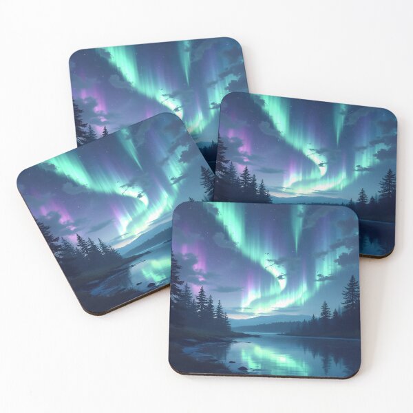 Item preview, Aurora Borealis Night Sky designed and sold by Wishme Works.