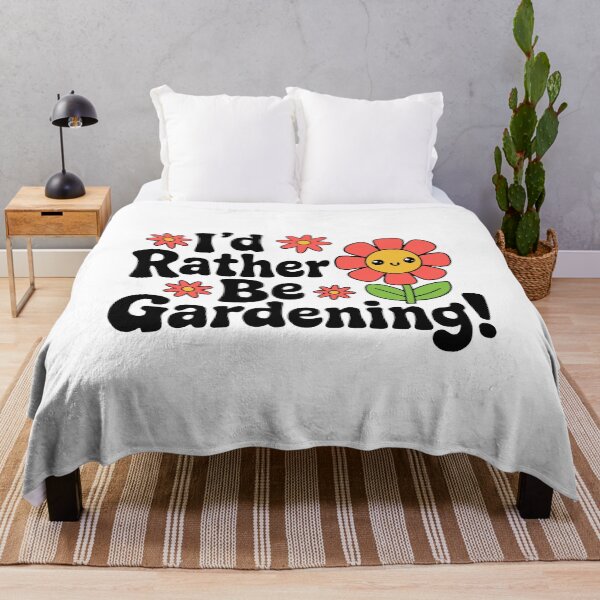 Item preview, I'd Rather Be Gardening! Cute Flower Shirt designed and sold by PMCreative.