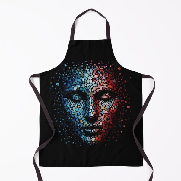 Item preview, Abstract Mosaic Face Art designed and sold by pumsquare.