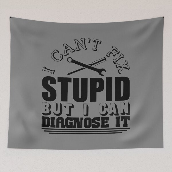 Item preview, Handyman shirt I can’t fix stupid but I can diagnose it T-Shirt designed and sold by Danny Cuevas.