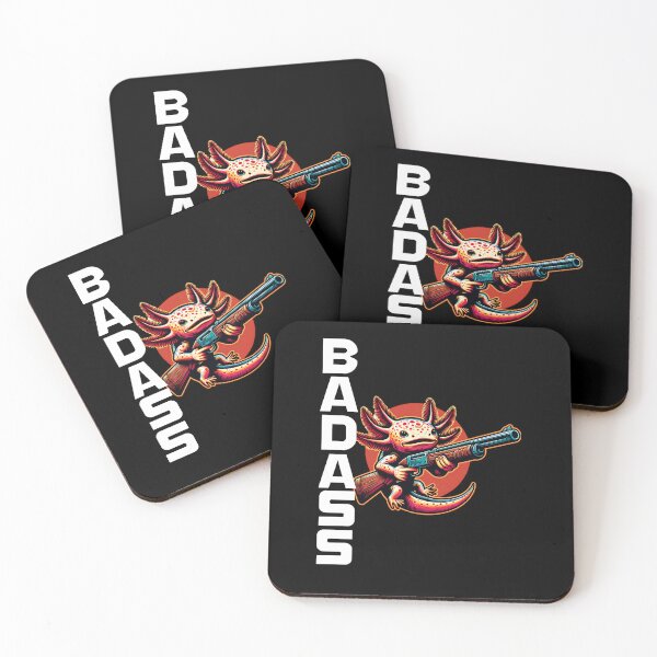 Item preview, Badass Axolotl with Shotgun designed and sold by ReneMM.