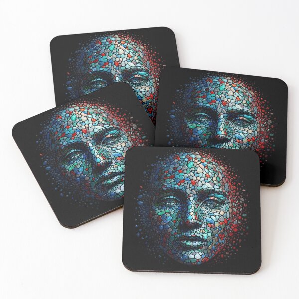 Item preview,  Mosaic Face Art – Abstract Expression designed and sold by pumsquare.