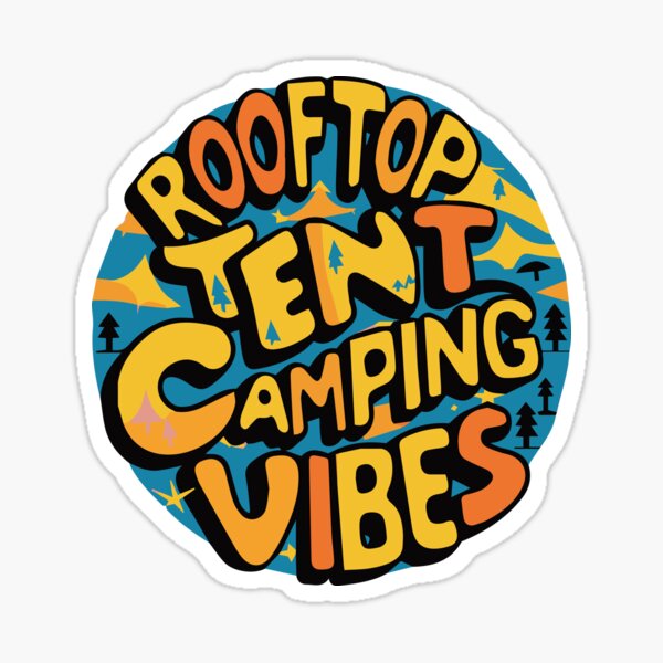 Item preview, Rooftop Tent Camping Vibes | Handdrawn Style Adventure designed and sold by emmjott.