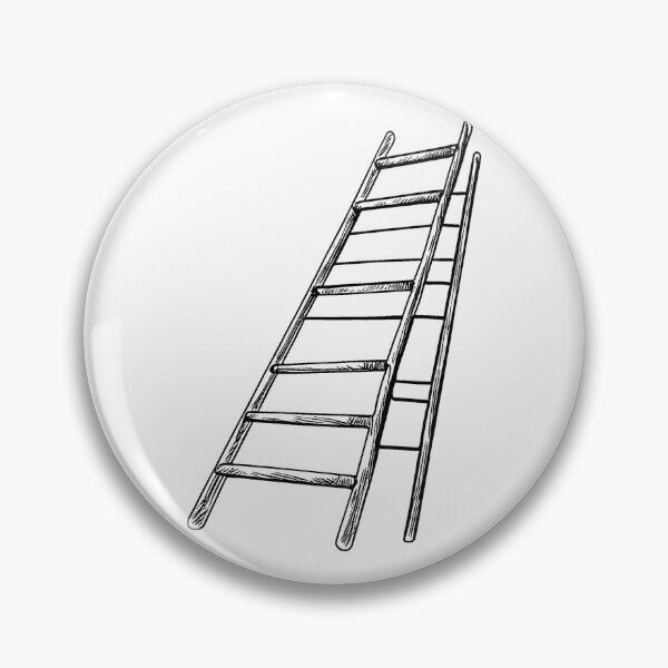 Item preview, Ladder Line Drawing designed and sold by GeoSketchWear.