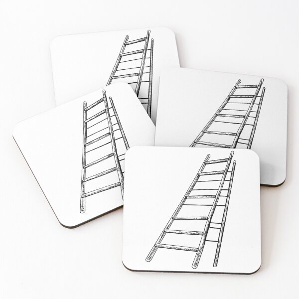Item preview, Ladder Line Drawing designed and sold by GeoSketchWear.
