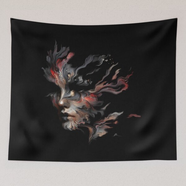 Item preview,  Abstract Face in Motion Art designed and sold by pumsquare.