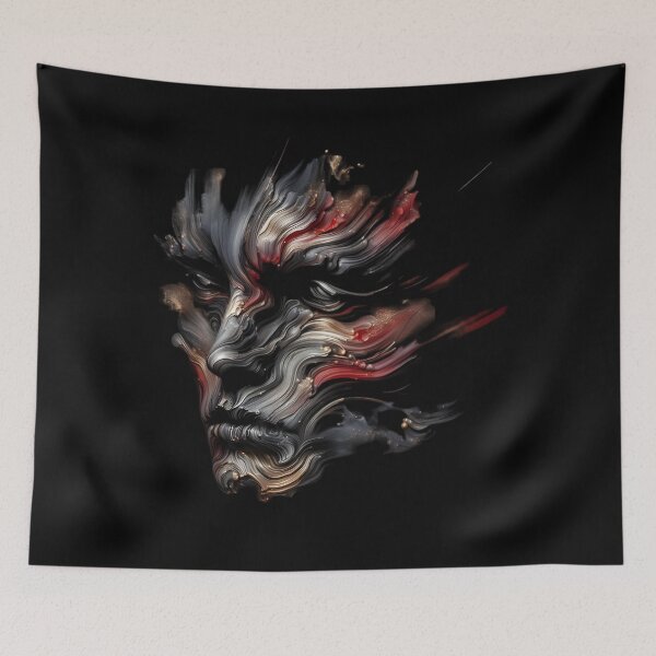 Item preview,  Abstract Swirling Face Art designed and sold by pumsquare.